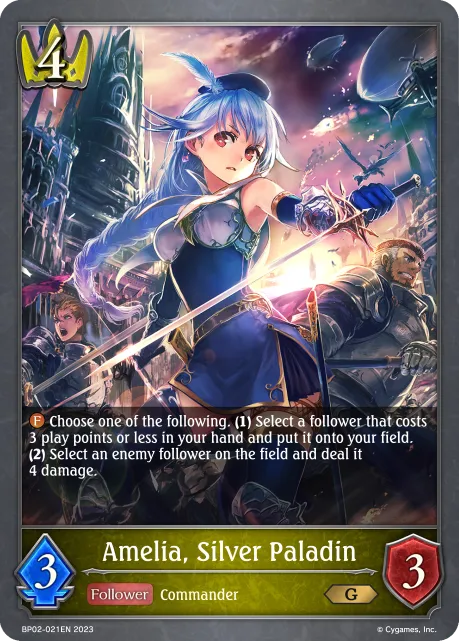 Amelia, Silver Paladin