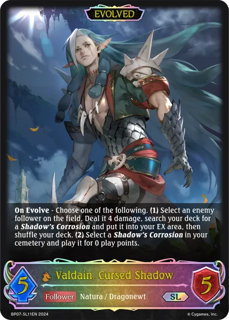 Valdain, Cursed Shadow
