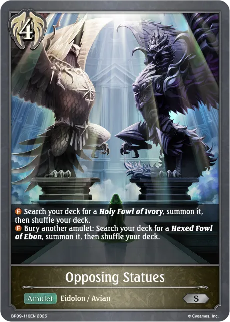 Opposing Statues