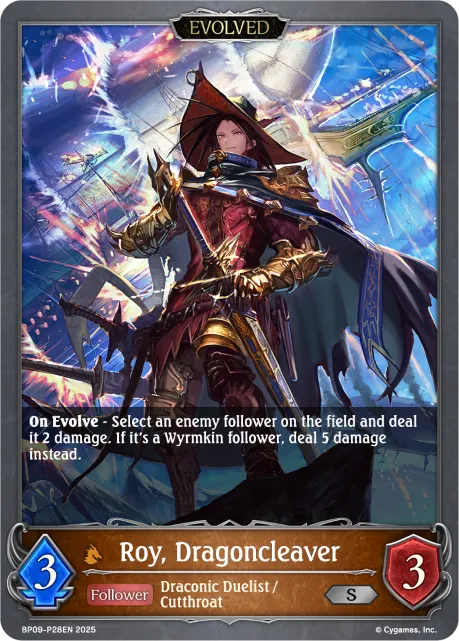 Roy, Dragoncleaver