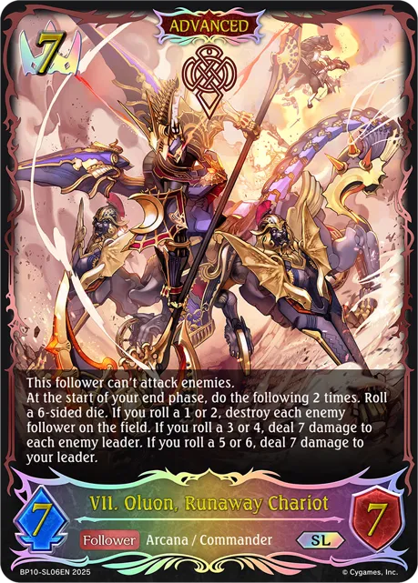 VII. Oluon, Runaway Chariot