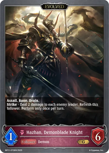 Hazhan, Demonblade Knight