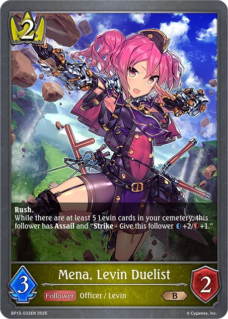 Mena, Levin Duelist