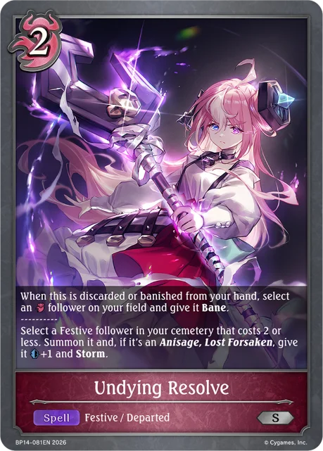 Undying Resolve