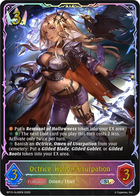 Octrice, Hollow Usurpation