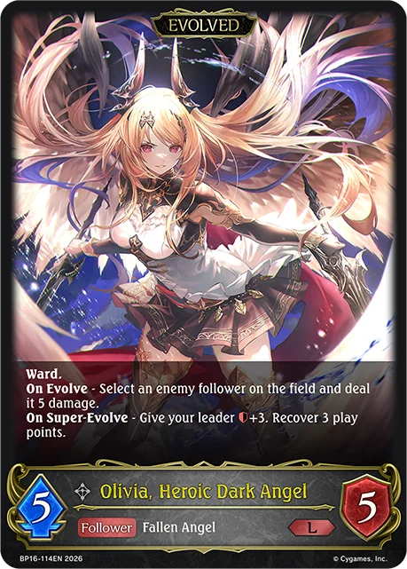 Olivia, Heroic Dark Angel