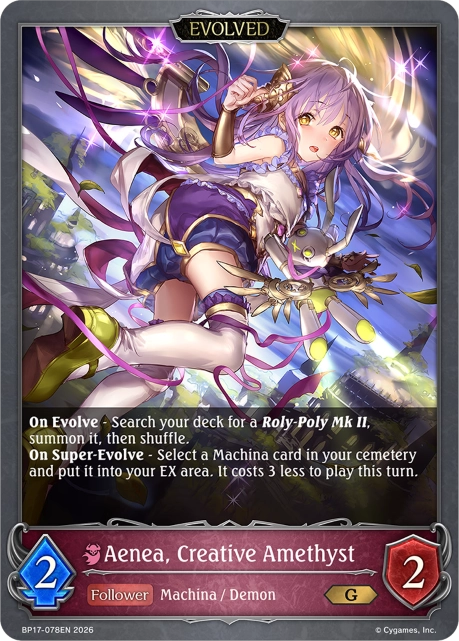 Aenea, Creative Amethyst