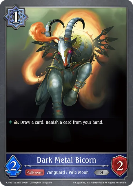 Dark Metal Bicorn