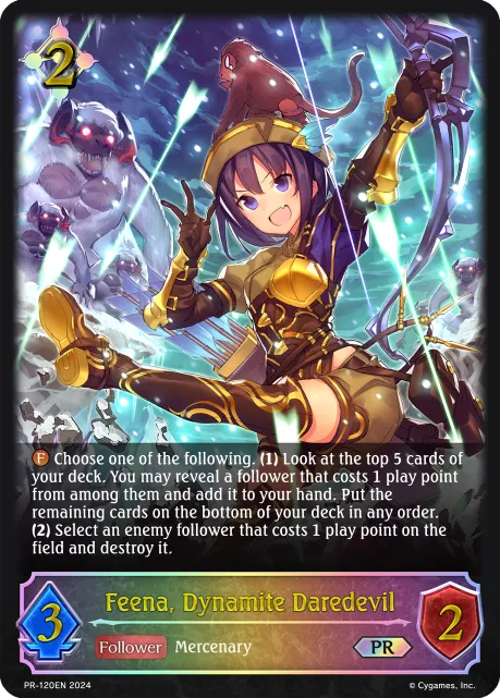 Feena, Dynamite Daredevil