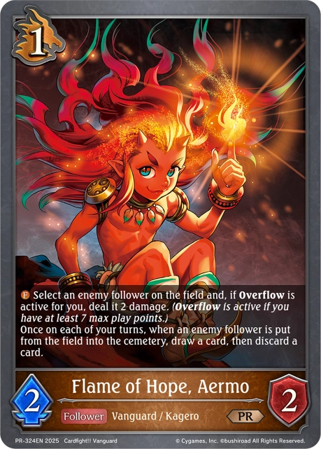 Flame of Hope, Aermo