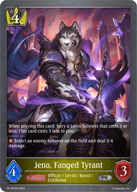 Jeno, Fanged Tyrant