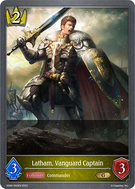Latham, Vanguard Captain