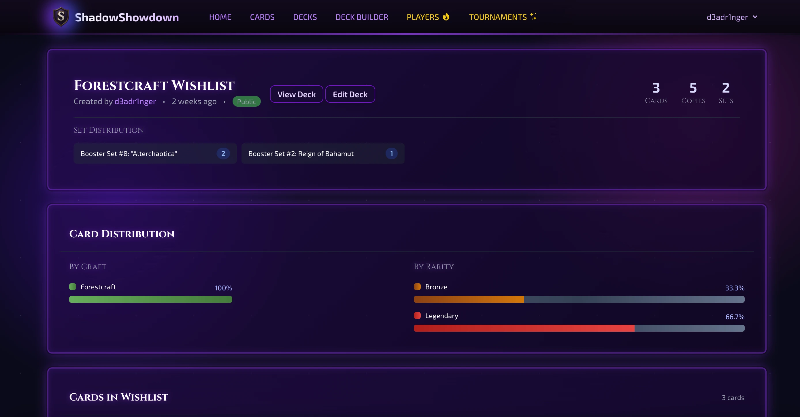 Sharing Interface